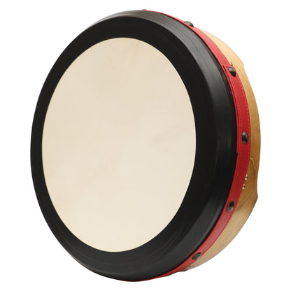 Muzikkon 16 "X4" Heartland sintonizzabile Bodhran irlandese con T-BAR e rifinitura nappata