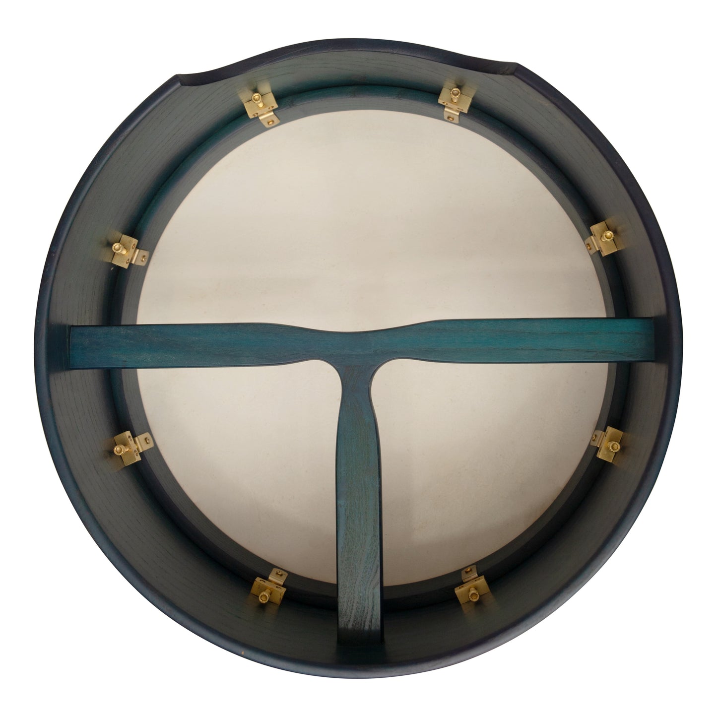 Muzikkon 16 "X6" Heartland Tunable Irish Bodhran Drum Deep Rim con T-BAR & Taped Finish Deep Tune