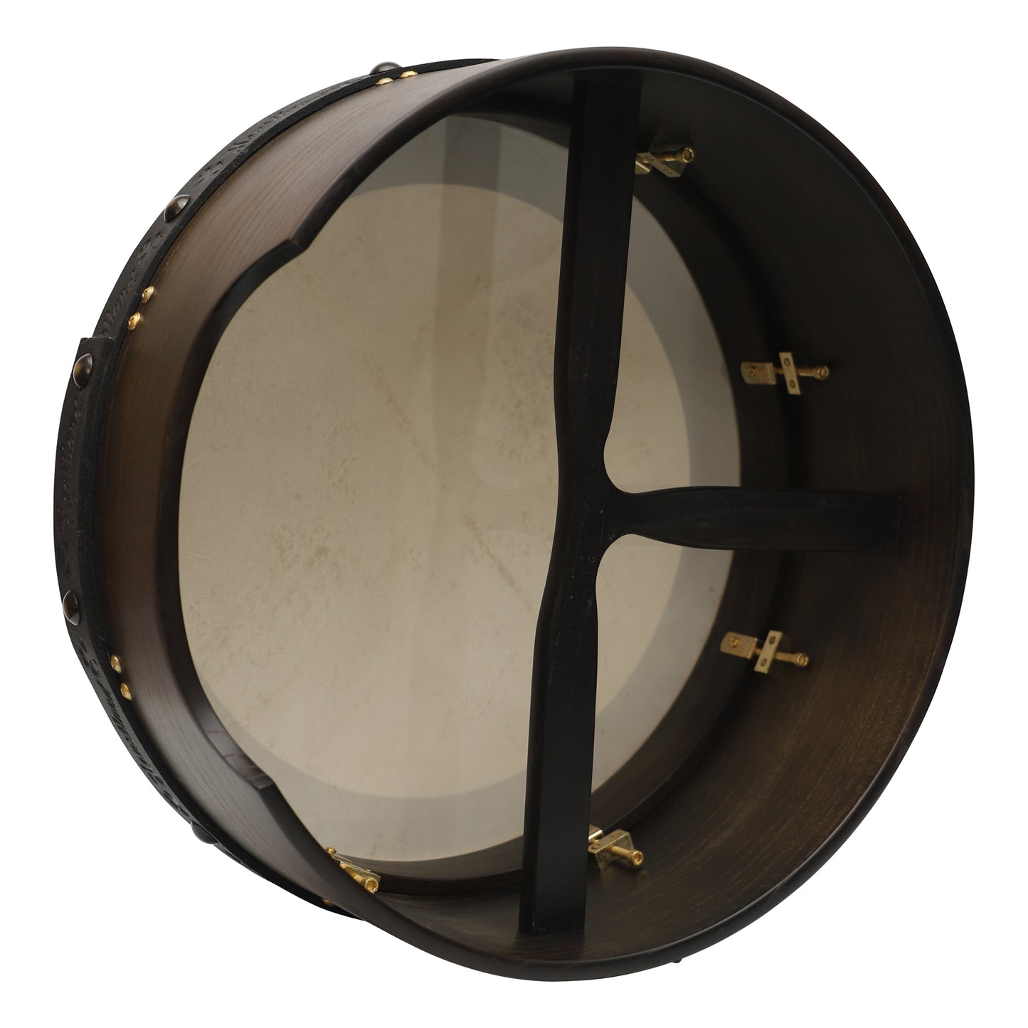 Muzikkon 16 "X6" Heartland Tunable Irish Bodhran Drum Deep Rim con T-BAR & Taped Finish Deep Tune