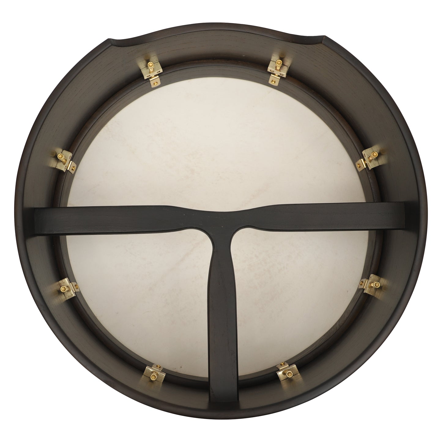 Muzikkon 16"X6" Heartland Tunable Irish Bodhran Drum Deep Rim with T-BAR & Taped Finish Deep Tune, Celtic Irish Bodhran