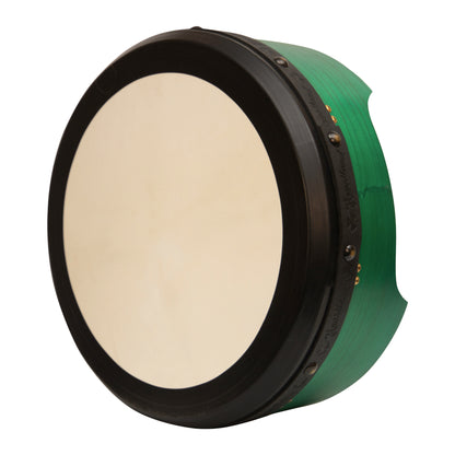 Muzikkon 16 "X6" Heartland Tunable Irish Bodhran Drum Deep Rim con T-BAR & Taped Finish Deep Tune