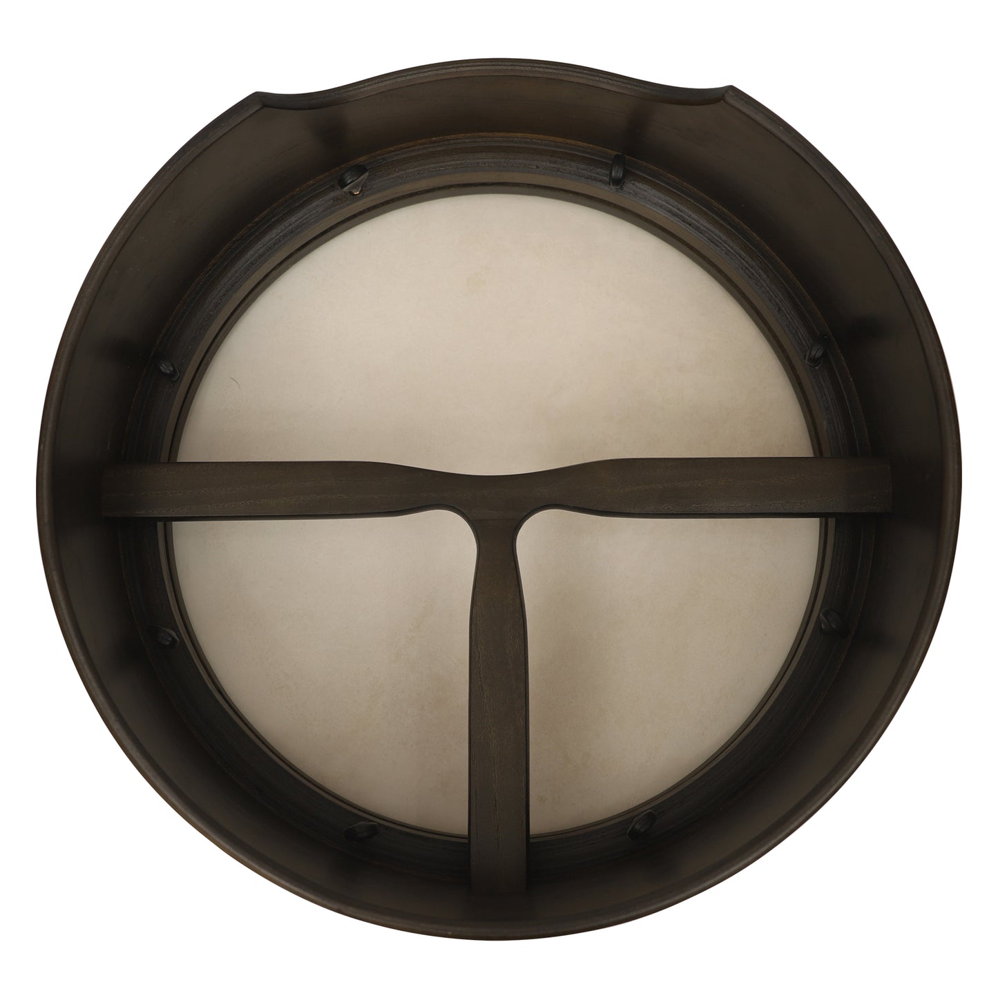 Muzikkon 16 "x6" Premium Celtic Irish Bodhran con Easy Tune System Deep Rim T-BAR e Finitura Tapped