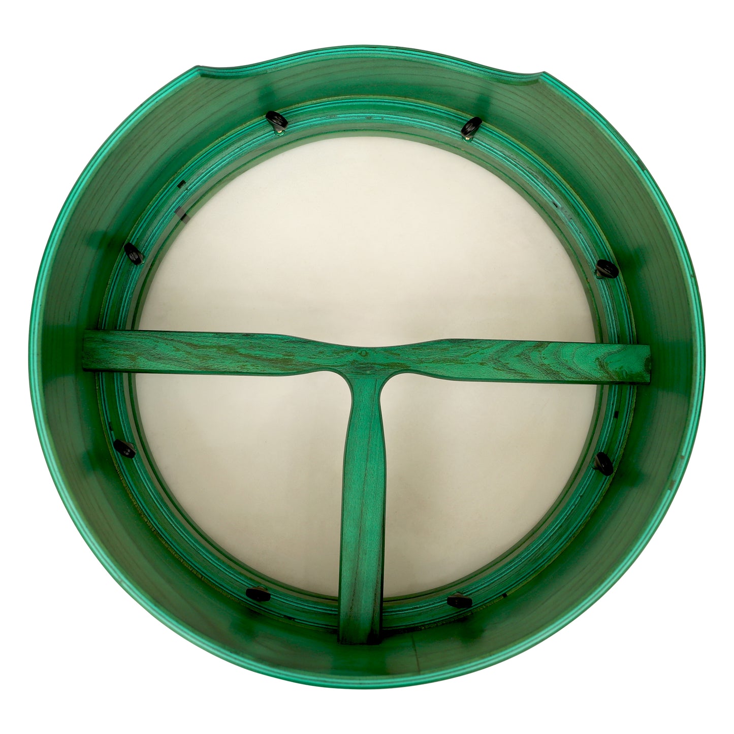 Muzikkon 16"x6" Premium Celtic Irish Bodhran mit Easy Tune System Deep Rim T-BAR & Taped Finish