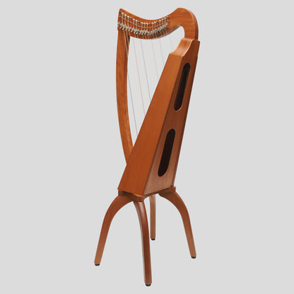 Muzikkon 19 String Trinity Cèilidh Harp Mahogany