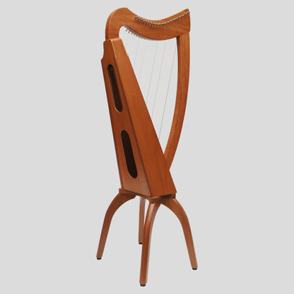 Muzikkon 19 String Trinity Cèilidh Harp Mahogany