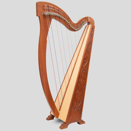 Muzikkon 36  Strings Trinity Harp Mahogany