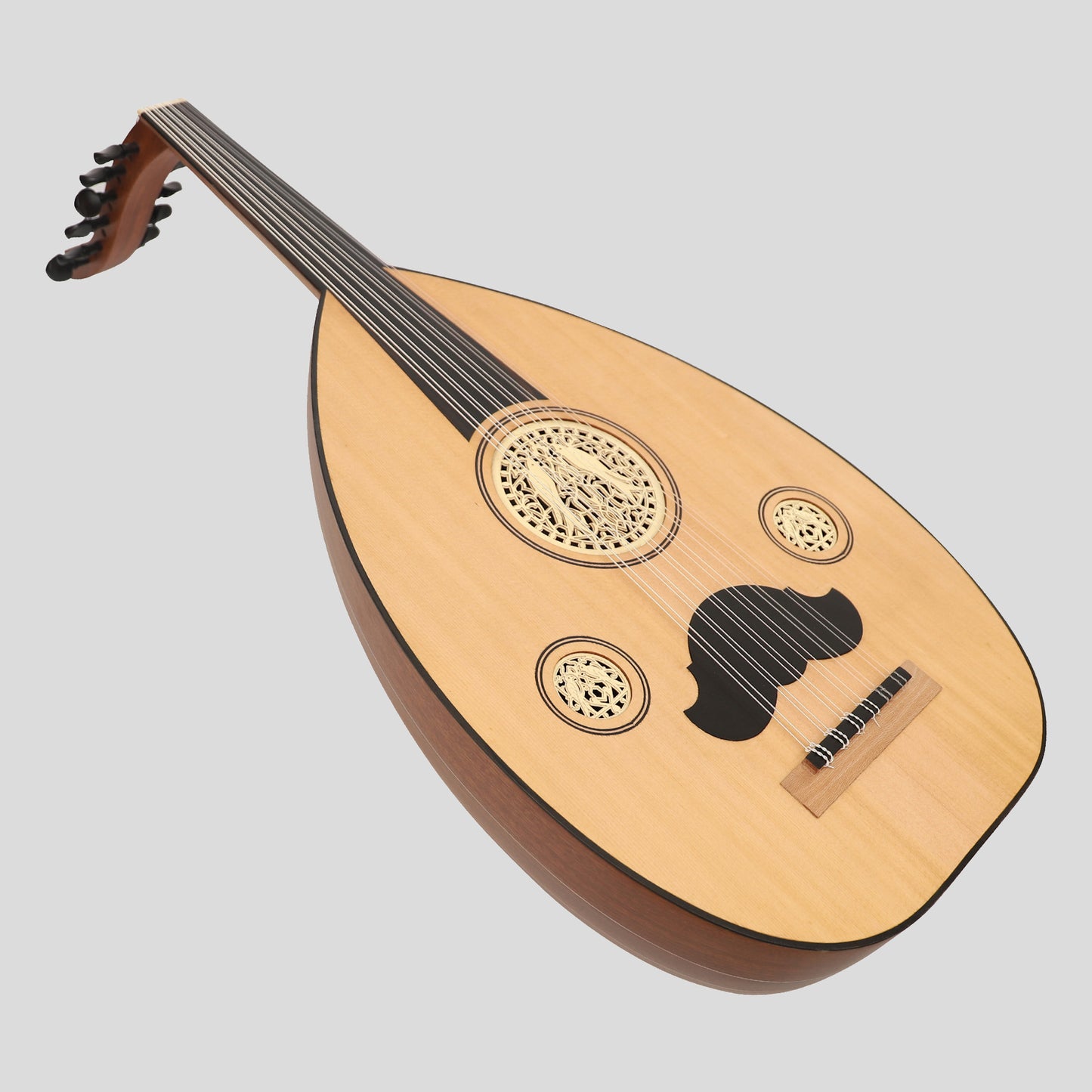 Muzikkon Arabic Oud, 12 String Mahogany