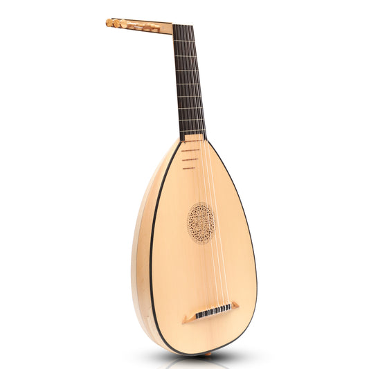 Muzikkon Descant lute 7 Course Left Handed Lacewood Muzikkon