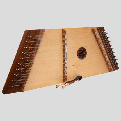 Muzikkon Double Strung 10-9 Hammered Dulcimer palissandro con martelli