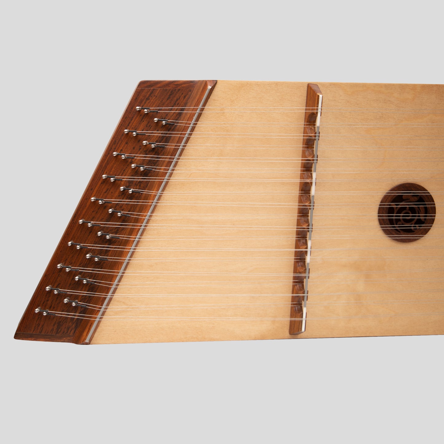 Muzikkon Double Strung 10-9 Hammered Dulcimer palissandro con martelli