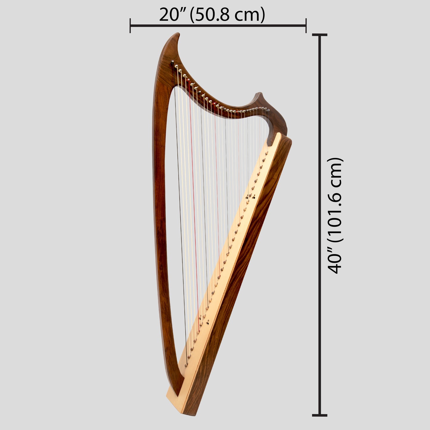 Muzikkon Arpa Gotica 29 Corde Palissandro