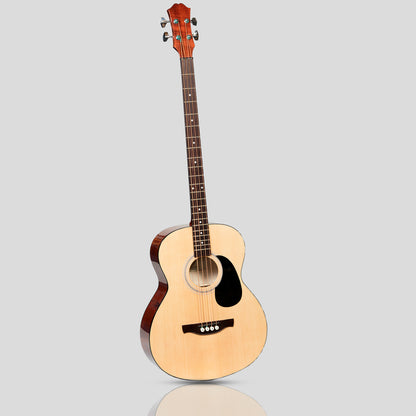 Muzikkon Jumbo Acoustic Bass Guitar, 4 String