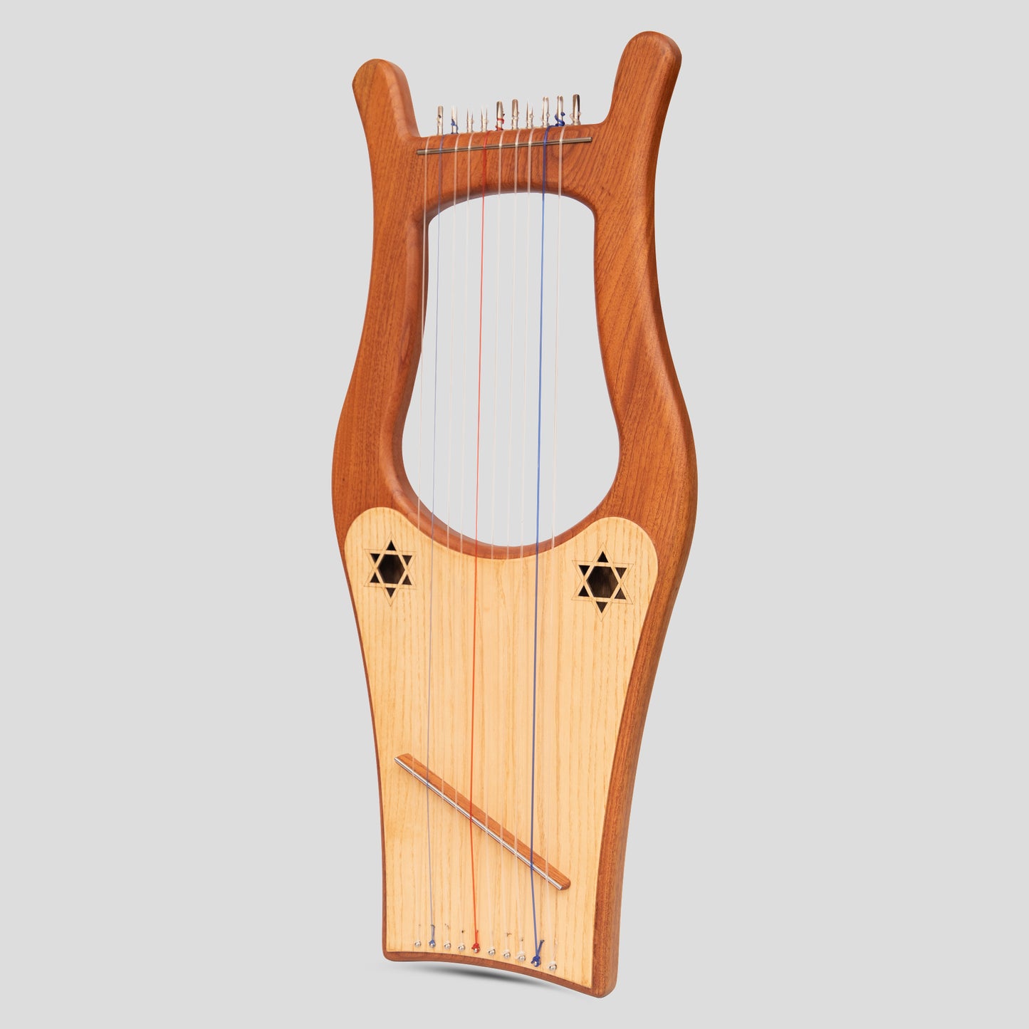 Muzikkon Large Kinnor Harp, 10 String Red Cedar