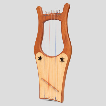 Muzikkon Grande Arpa Kinnor, 10 corde Cedro Rosso