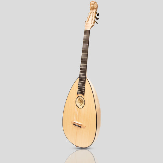 MUZIKKON LUTE GUITAR, 6 STRING MAPLE