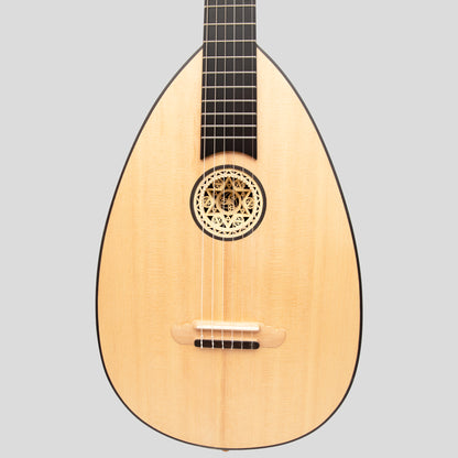 MUZIKKON LUTE GUITAR, 6 STRING MAPLE