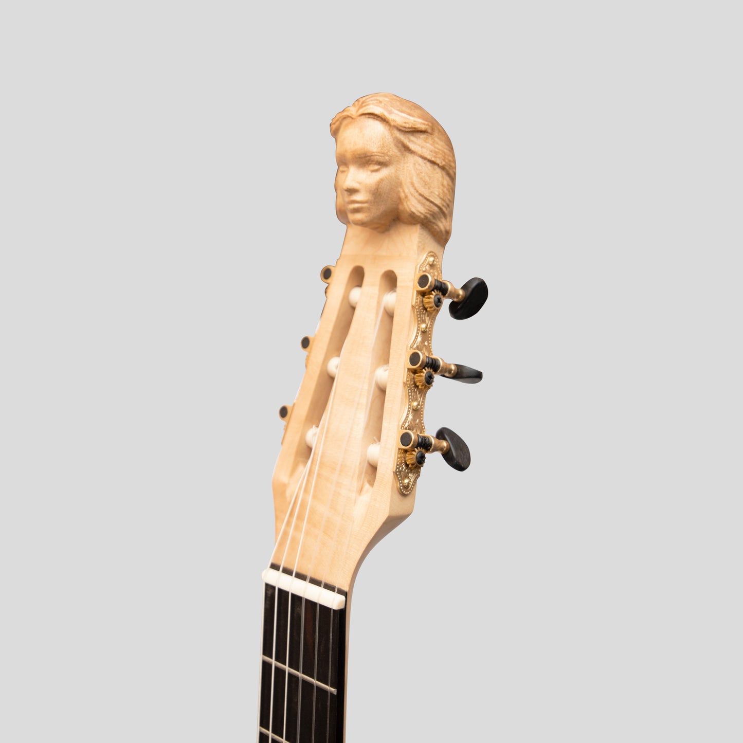 MUZIKKON LUTE GUITAR, 6 STRING MAPLE