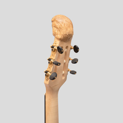 MUZIKKON LUTE GUITAR, 6 STRING MAPLE