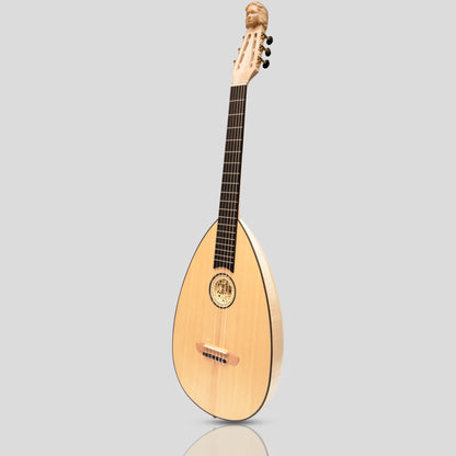 MUZIKKON LUTE GUITAR, 6 STRING MAPLE LEFT HAND