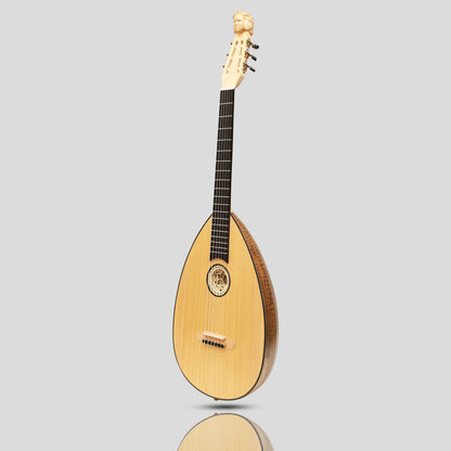 MUZIKKON LUTE GUITAR, 6 STRING WALNUT