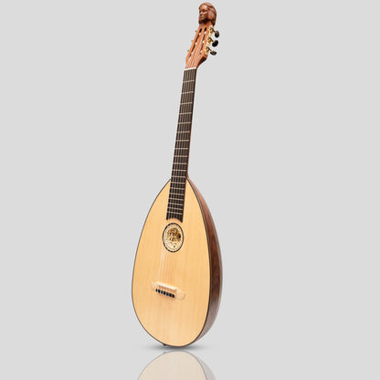 MUZIKKON LUTE GUITAR, 6 STRING ROSEWOOD