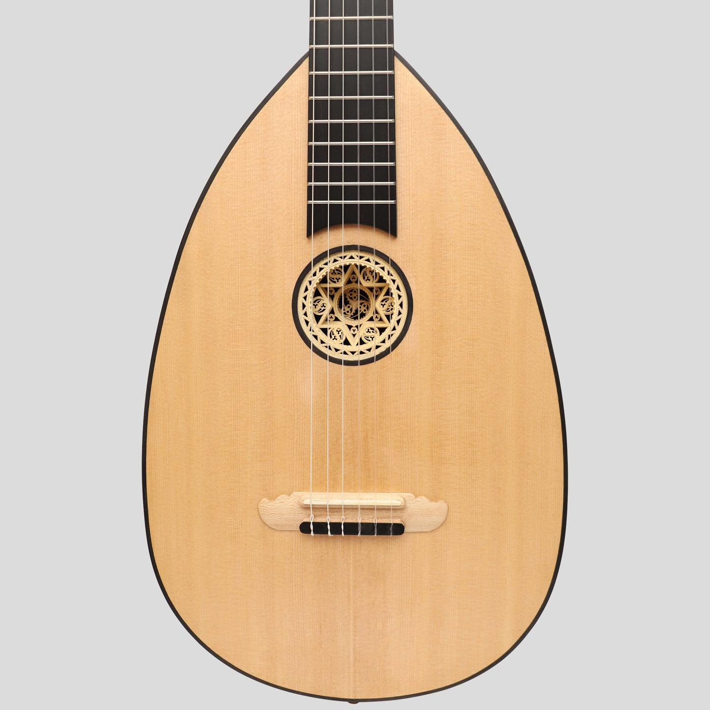 MUZIKKON LUTE GUITAR, 6 STRING ROSEWOOD