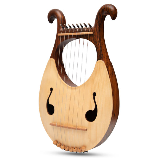 Muzikkon Lyre Harp 8 String Rosewood Muzikkon