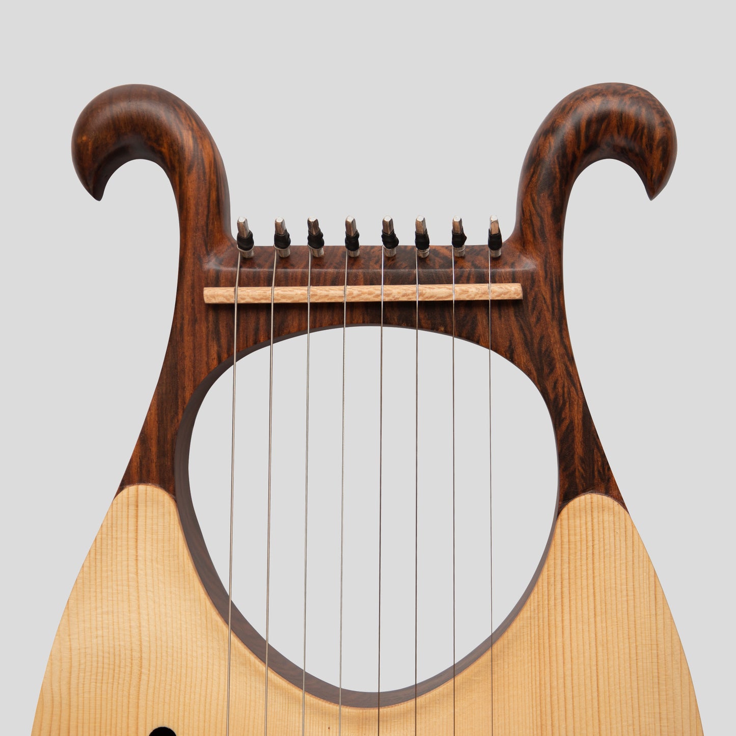 Muzikkon Lyre Arpa 8 Corde Palissandro