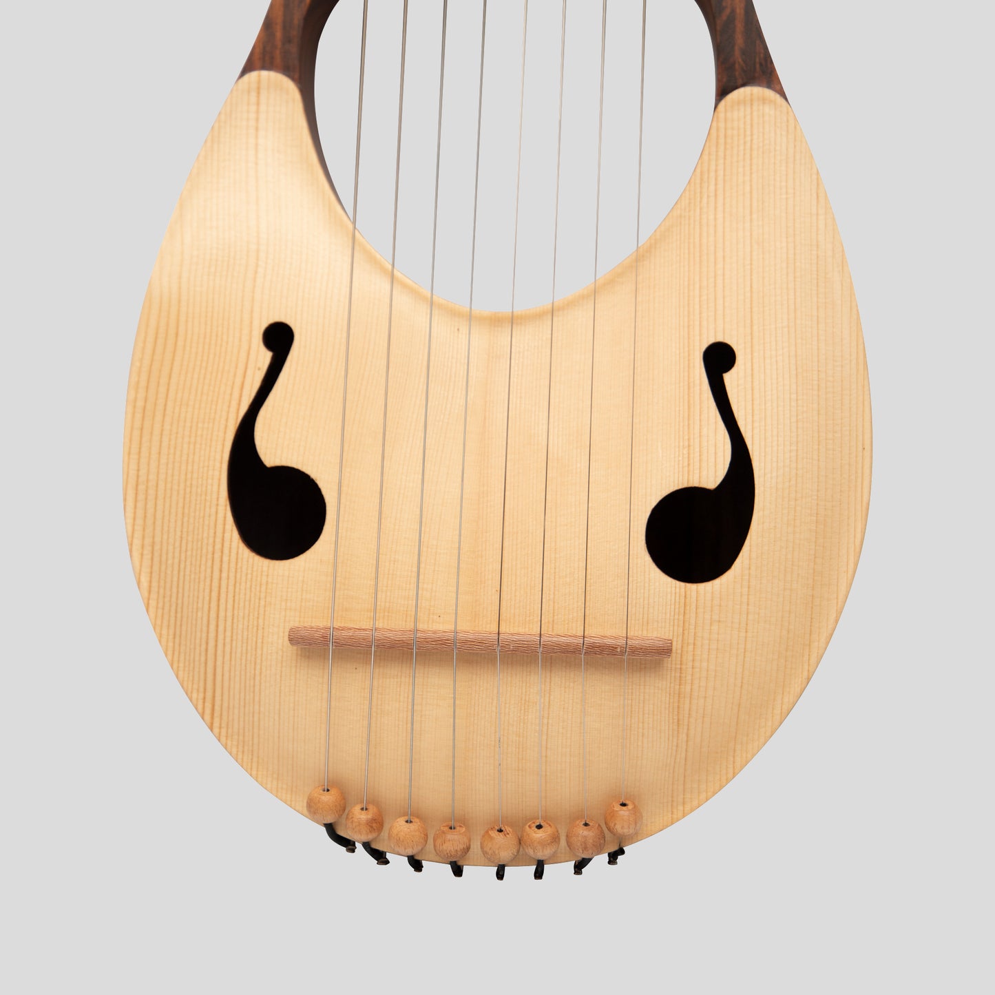 Muzikkon Lyre Arpa 8 Corde Palissandro