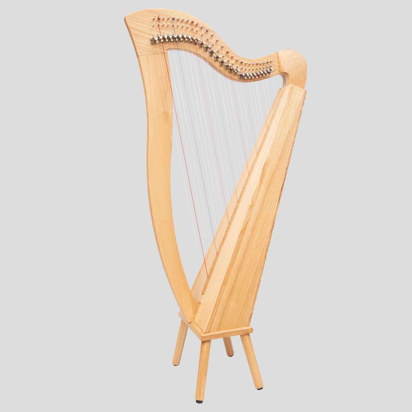 Muzikkon Mchugh Harp 27 Strings Ashwood Square Back