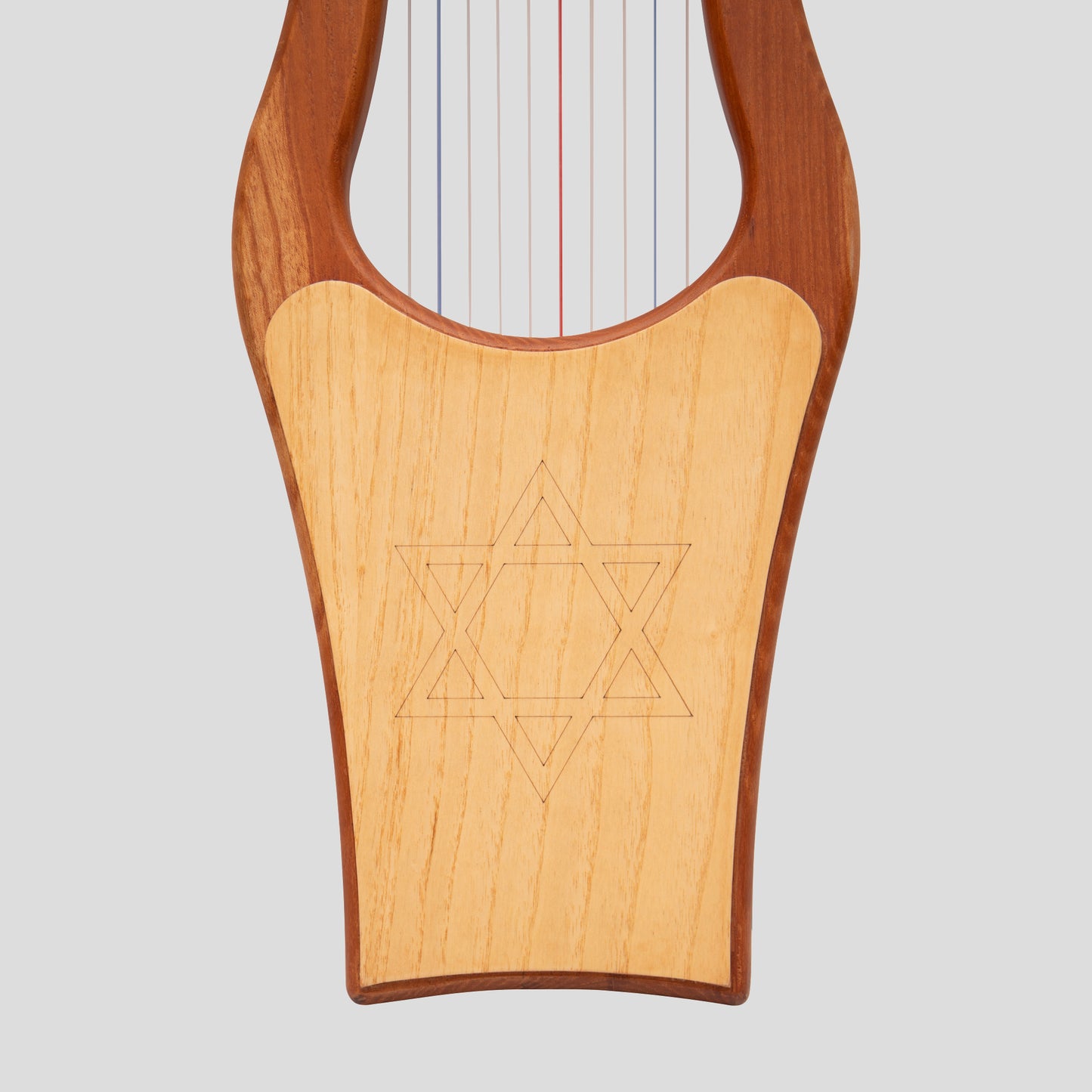 Muzikkon Mini Kinnor Harp, 10 String Red Cedar