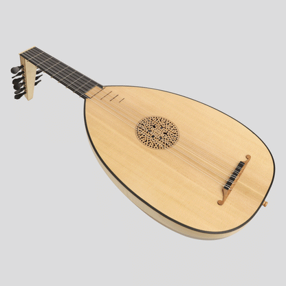 Muzikkon Renaissance Lute 6 Course Right Hand After Hieber