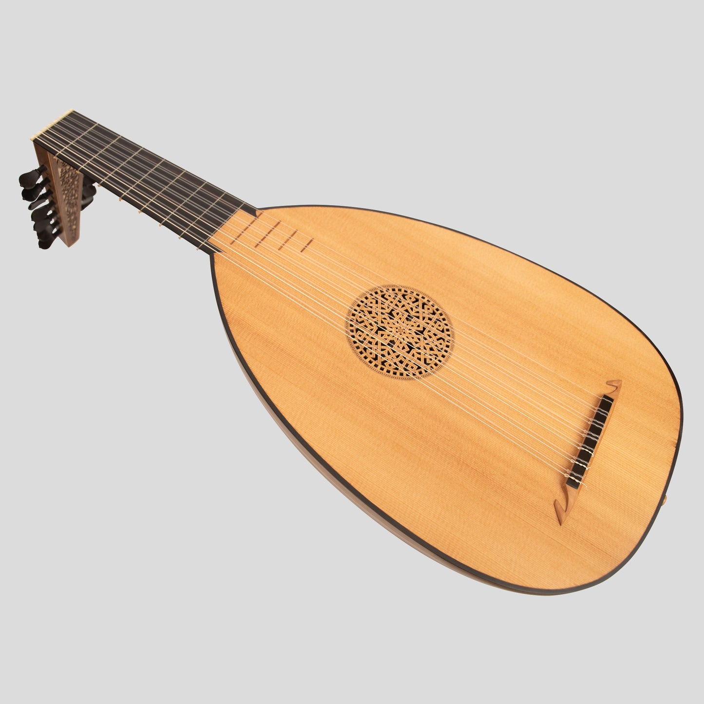 Muzikkon Renaissance Lute 7 Course Deluxe Right Hand After Hieber