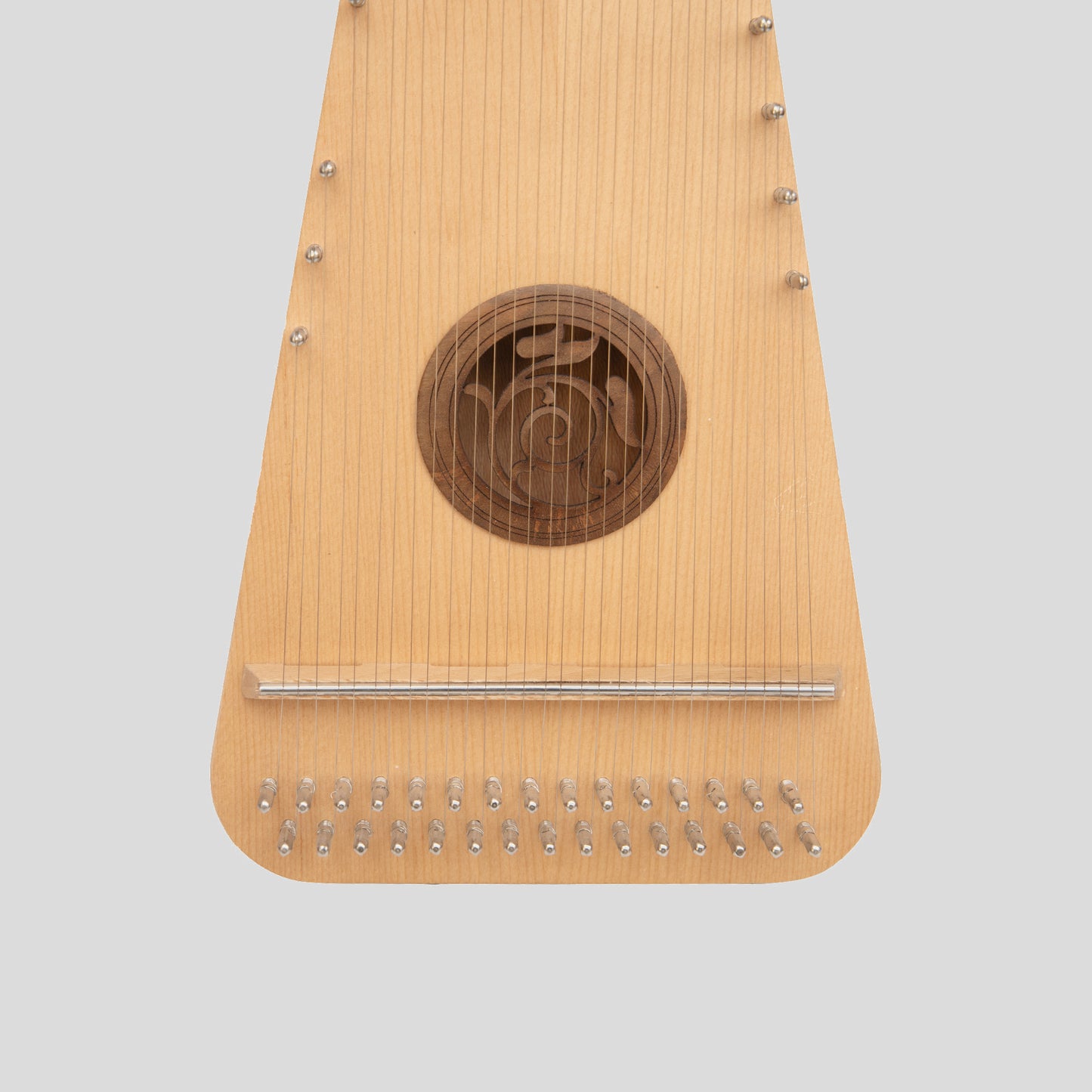 Muzikkon Round Back Bowed Psaltery Alto Lacewood