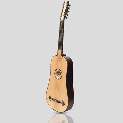 Muzikkon Sellas Barockgitarre, 5-chörige Wenge