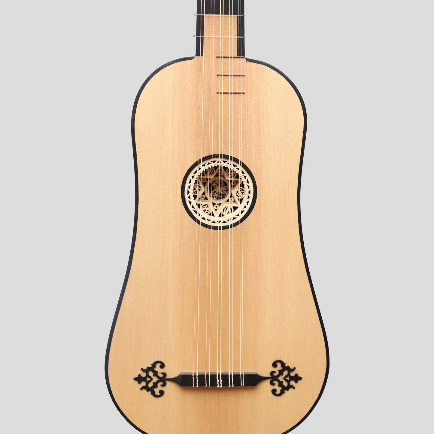 Muzikkon Sellas Barockgitarre, 5-chörige Wenge