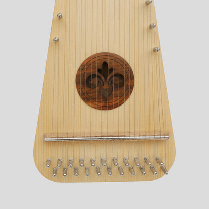 Muzikkon Soprano Bowed Psaltery Roundback Lacewood