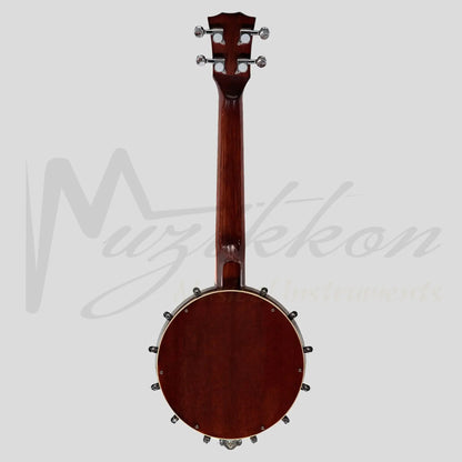 New Heartland 4 String Banjolele Banjo Ukulele 23 Inch Concert Mahogany