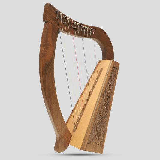 O'carolan Harp 12 Strings Walnut