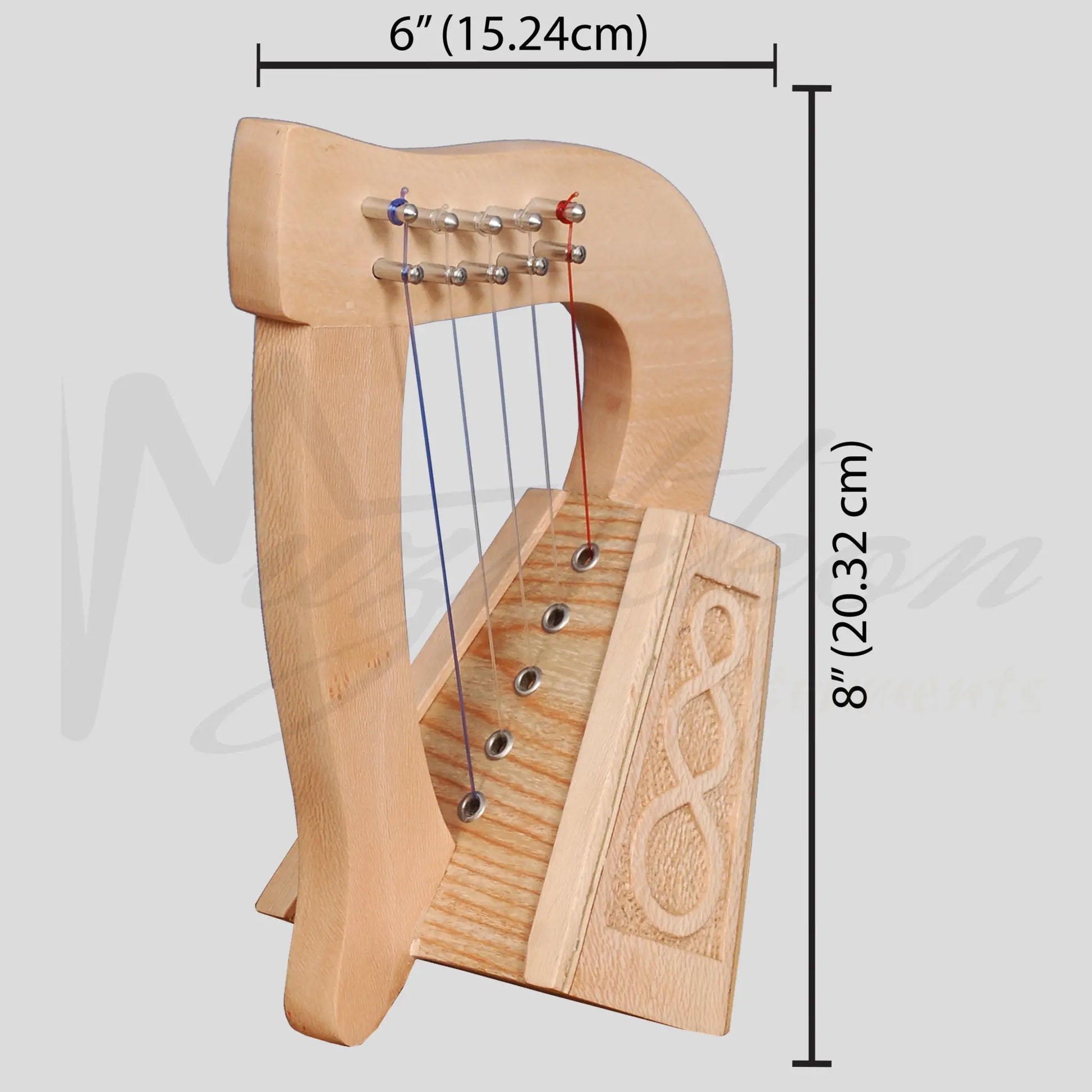 O’carolan Harp 5 String Lacewood Knotwork