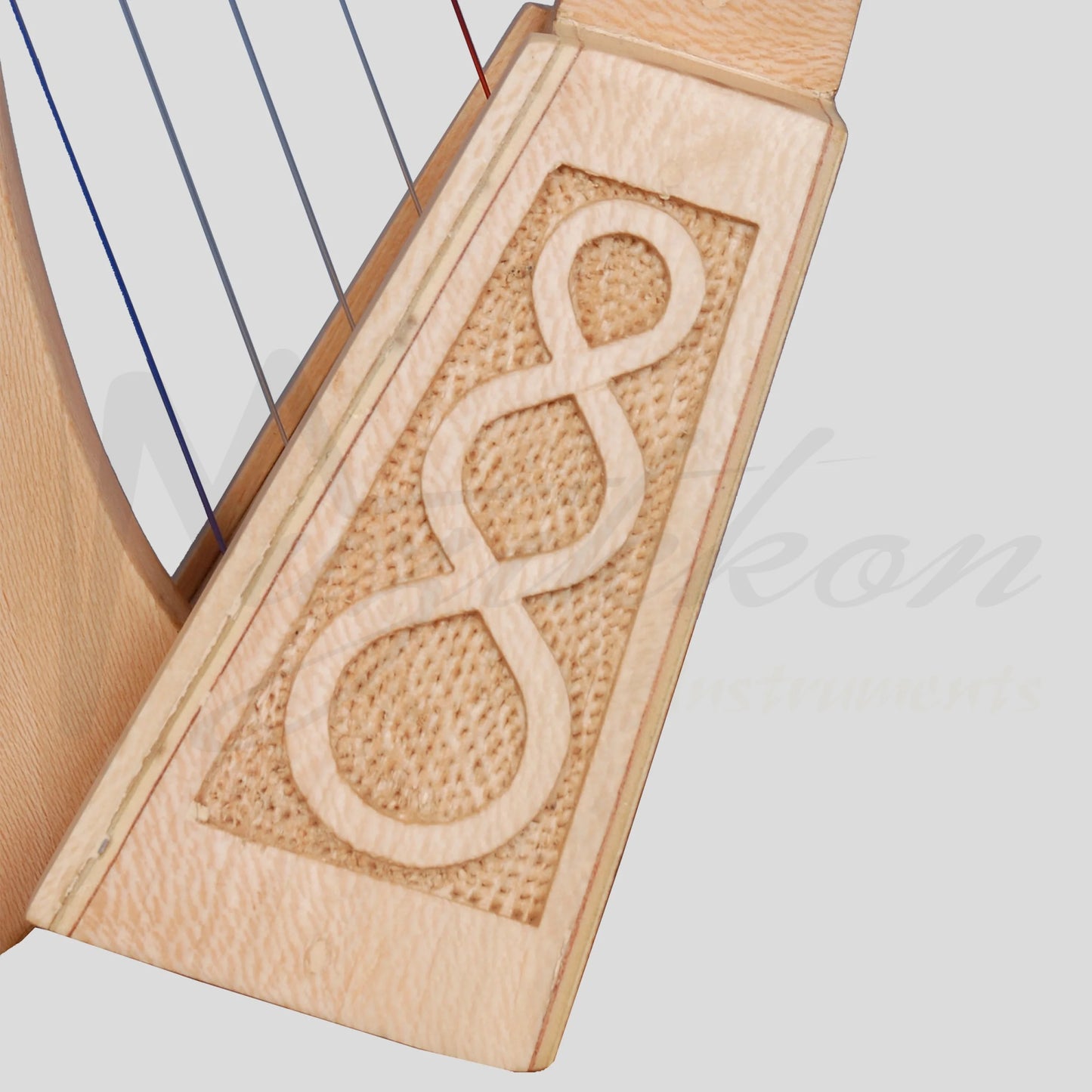 O’carolan Harp 5 String Lacewood Knotwork