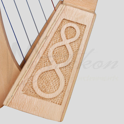O’carolan Harp 5 String Lacewood Knotwork