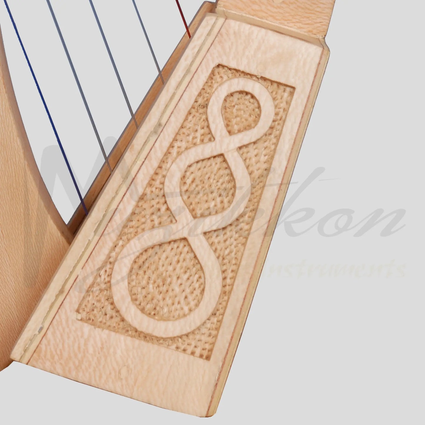 O’carolan Harp 5 String Lacewood Knotwork