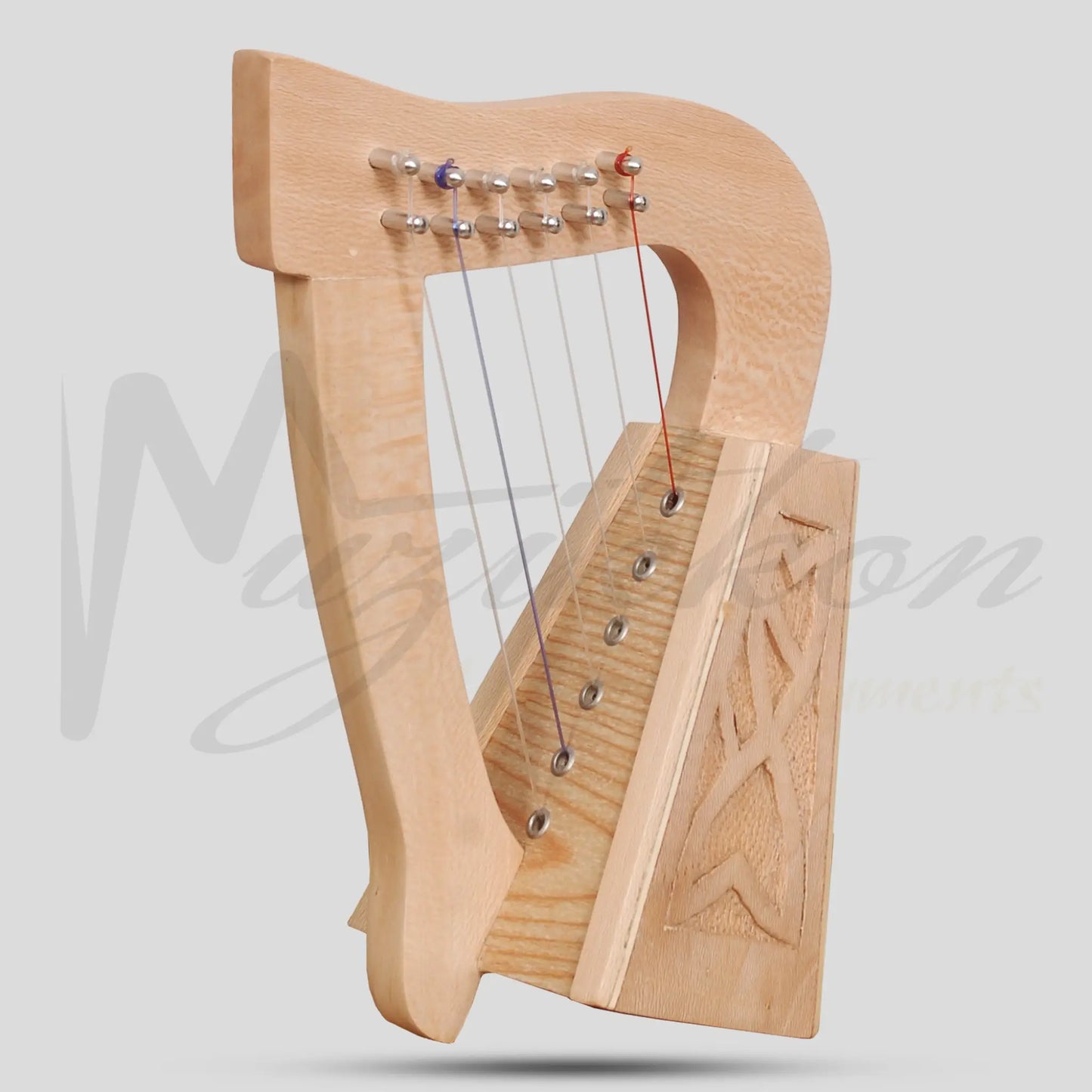 O’carolan Harp 6 String Lacewood Knotwork