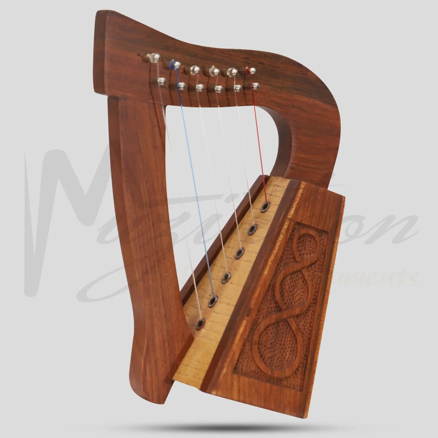 O’carolan Harp 6 String Rosewood Knotwork