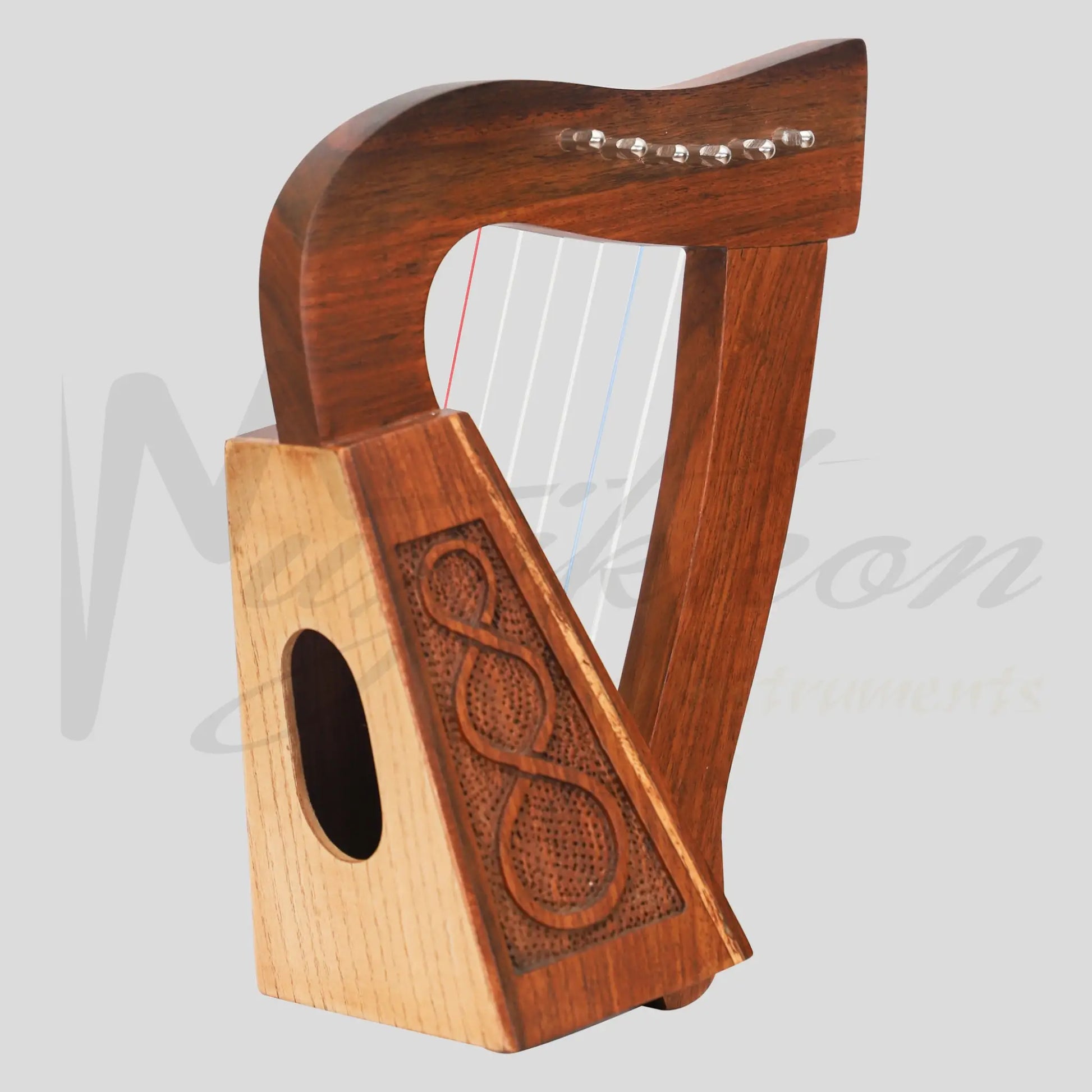 O’carolan Harp 6 String Rosewood Knotwork