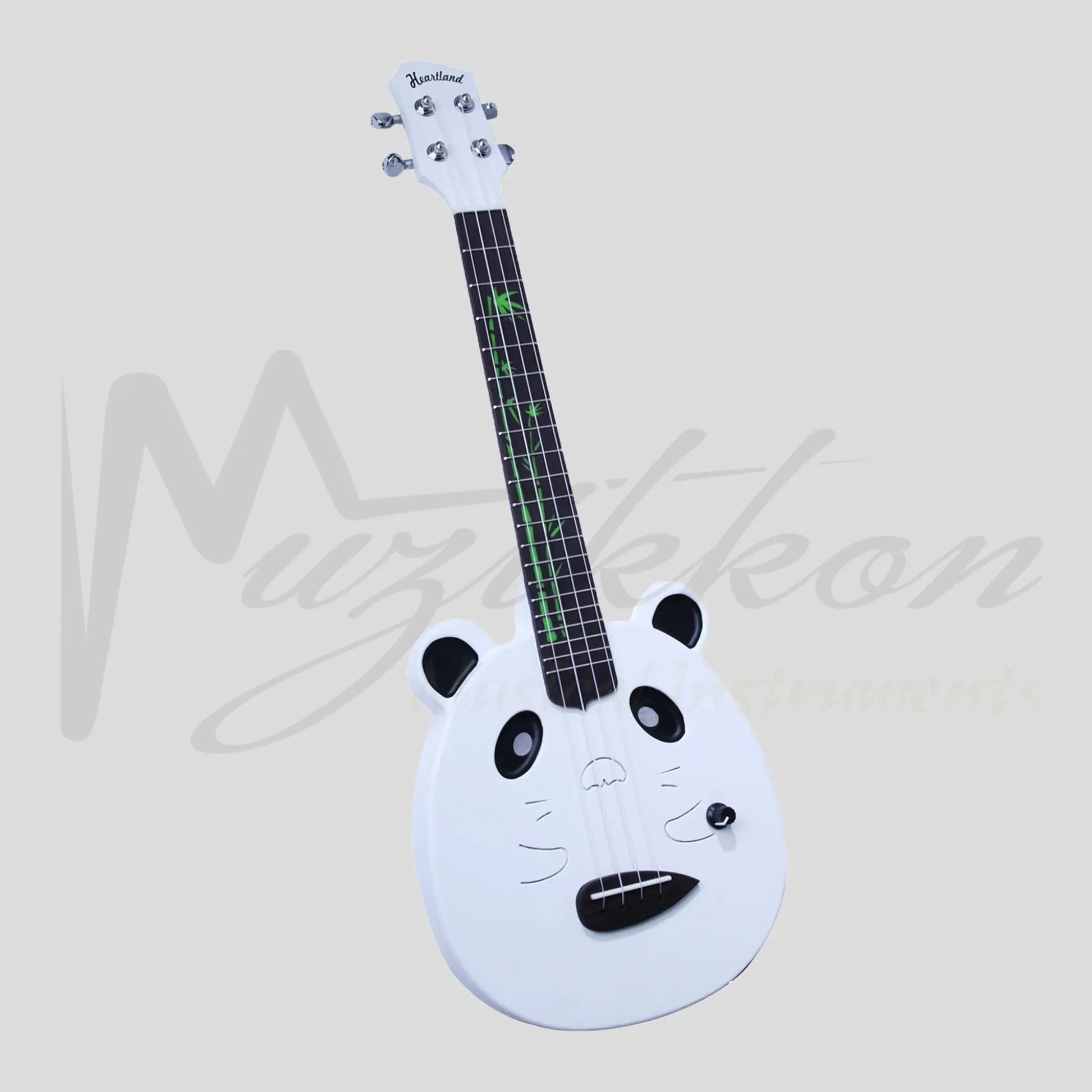 Panda White Electric Ukulele With Bag