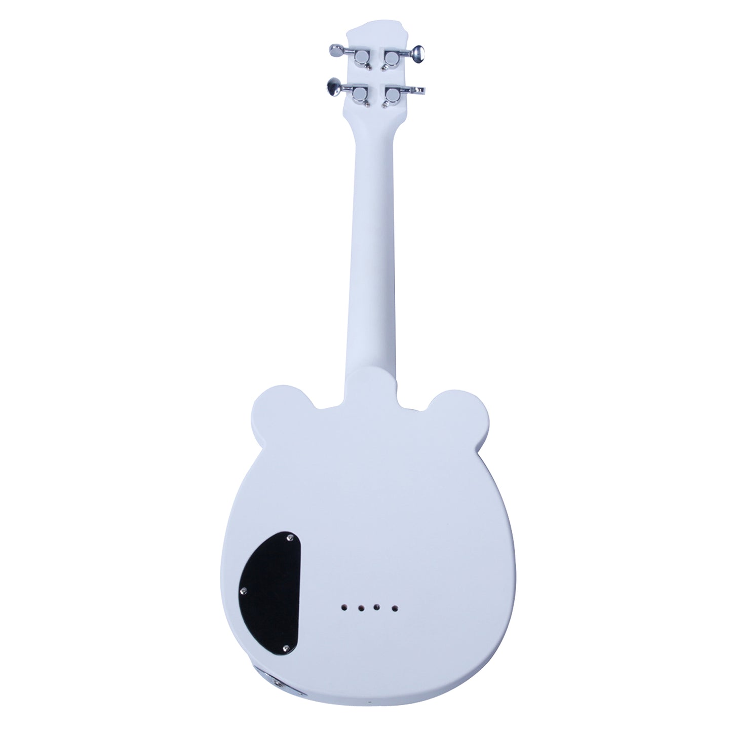 Panda Weiße elektrische Ukulele mit Tasche