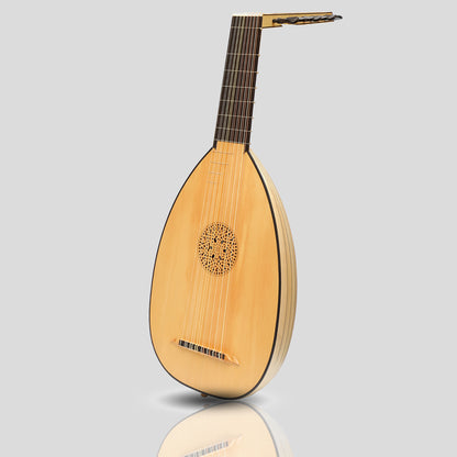 Muzikkon Renaissance Lute Deluxe, Acero sinistro a 8 portate