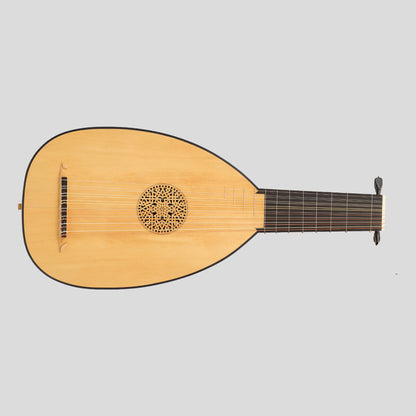 Muzikkon Renaissance Lute Deluxe, Acero sinistro a 8 portate